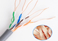 Kabel Ethernet Cat5E Ethernet LAN Hitam Atau Oranye Warna 8 Konduktor ROHS